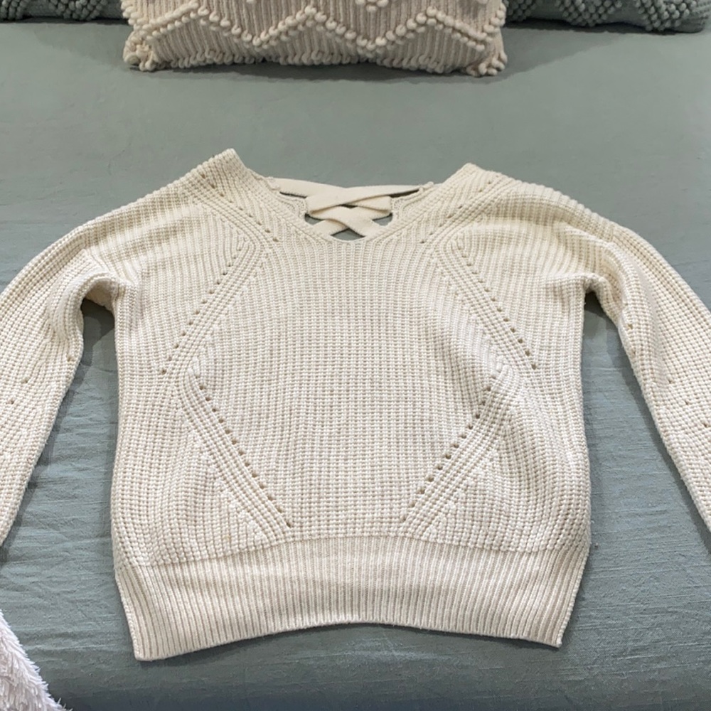 Cream sweater